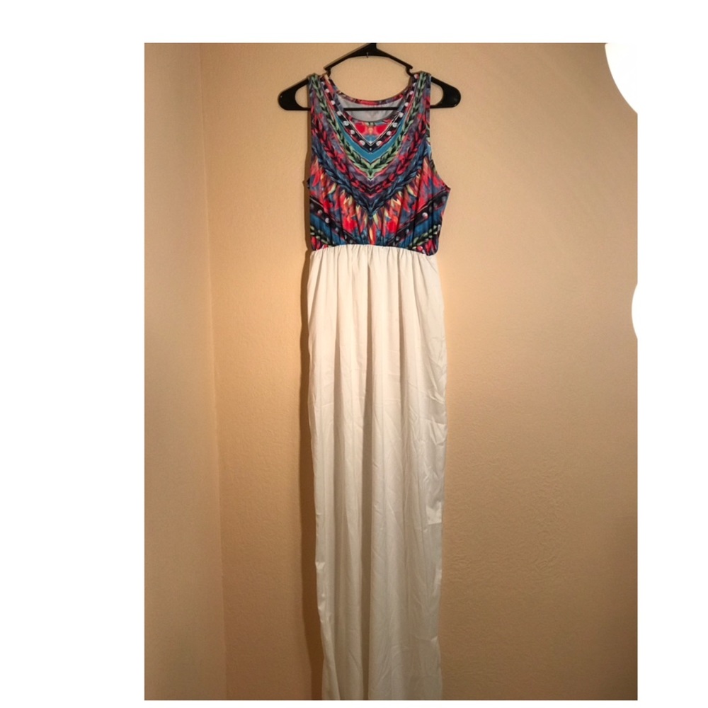 Colorful maxi dress